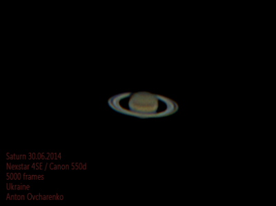 Фото Сатурна 30 Июнь 2014 23:26