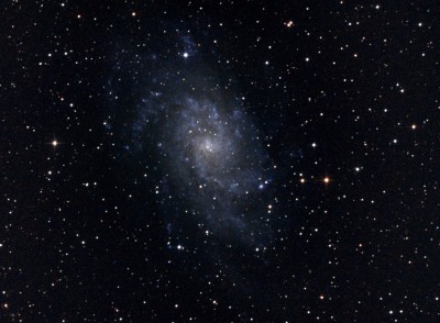 Обработка фото галактики М33 01 Ноябрь 2016 00:23 первое