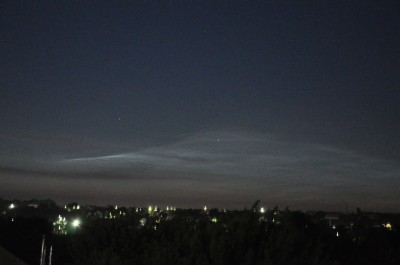Наблюдение серебристых облаков 17 Июнь 2019 22:34 первое Наблюдение серебристых облаков 17 Июнь 2019 22:34 первое