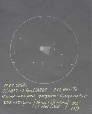 2017 T2 (PANSTARRS) 19 Март 2020 23:21 2017 T2 (PANSTARRS) 19 Март 2020 23:21