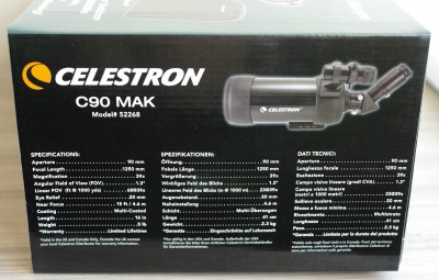 Потребительский обзор подзорной трубы Celestron C90 Mak 27 Октябрь 2014 21:22 восьмое Потребительский обзор подзорной трубы Celestron C90 Mak 27 Октябрь 2014 21:22 восьмое
