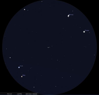 Мини-парад планет 26 октября 2015 года 19 Октябрь 2015 10:14 второе Мини-парад планет 26 октября 2015 года 19 Октябрь 2015 10:14 второе