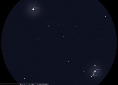 Мини-парад планет 26 октября 2015 года 19 Октябрь 2015 10:14 первое Мини-парад планет 26 октября 2015 года 19 Октябрь 2015 10:14 первое