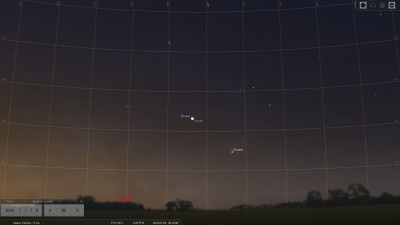 Тесное сближение Венеры и Сатурна 9 января 2016г. 04 Январь 2016 11:07 второе
