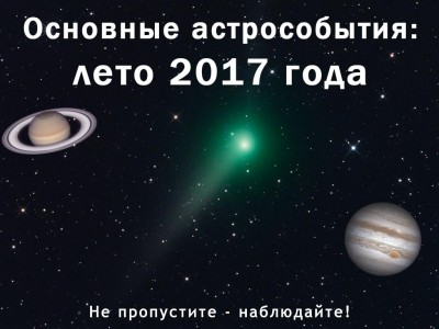 Основные астрособытия лета 2017 года 01 Июнь 2017 08:17 Основные астрособытия лета 2017 года 01 Июнь 2017 08:17